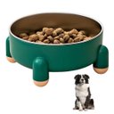 Ver imagem 4 de Comedourdo Elevado Cachorro Gato Cao Animal de Estimaçao Raçao Tigela Removivel Grande Capacidade Fa