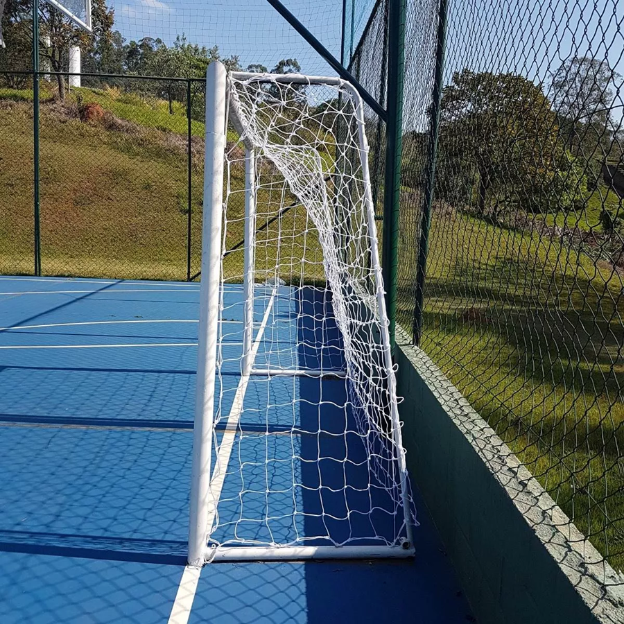 Par Rede Gol Futsal Futebol de Salão Fio 4mm Proteção U.v. - 7