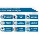 Ver imagem 2 de Colchão Berço Orthoflex do Bebê D20 Baby Flex Infantil - 60x130x10 - 