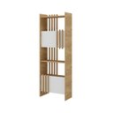 Ver imagem 4 de Estante de Livros 63,6CMX180,3cm 2 Portas Arbos Bege/Olmo/Branco Artany