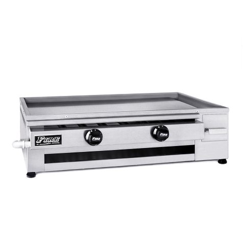 Chapa para Lanches À Gas 2 Queimadores 80x50 Cg80 Fire