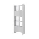 Ver imagem 4 de Estante de Livros 63,6CMX180,3cm 2 Portas Arbos Branco/Terraza Artany