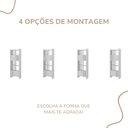 Ver mais imagens de Estante de Livros 63,6CMX180,3cm 2 Portas Arbos Branco/Terraza Artany