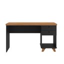 Ver imagem 7 de Escrivaninha Mesa Escritório Retrô com 2 Gavetas Sky para Home Office