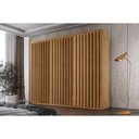 Ver imagem 1 de Guarda Roupa Casal 6 Portas Ripadas e 2 Gavetas Cairo Premium Naturale - Rufato