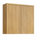 Ver imagem 1 de Armário Aéreo Ripado Torino 2 Portas 80cm Cinamomo - Valdemóveis
