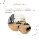 Ver imagem 6 de Escrivaninha Mesa Escritório em L ou Reta Flex 107cm Olmo e Branco Bege Artany