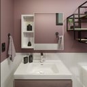 Ver imagem 1 de Armário Plástico com Nicho 54x46x10 Cm