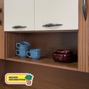 Ver imagem 6 de Armário de Cozinha 8 Portas 2 Gavetas Branco/Freijó/Soft