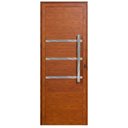 Ver imagem 1 de Porta de alumínio com friso lambril max Madeiro "E" 210x90