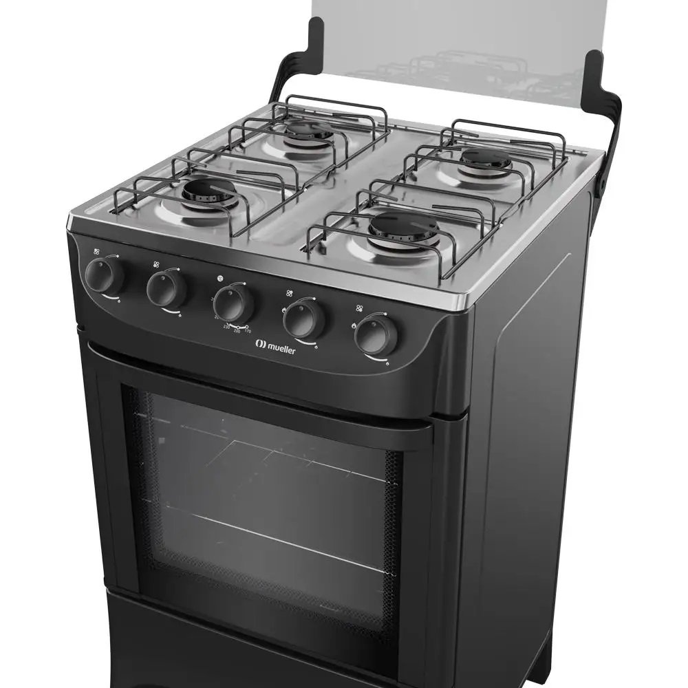 Fogão Mueller 4 Bocas Mfi4ba Acendimento Manual Preto Fosco Bivolt - 3