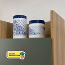 Ver imagem 7 de Armário de Cozinha 6 Portas 2 Gavetas Kit Modena Branco/Freijó/Soft