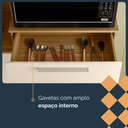 Ver imagem 5 de Armário de Cozinha 6 Portas 2 Gavetas Montesa Branco/Freijó/Soft