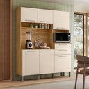 Ver imagem 1 de Armário de Cozinha 6 Portas 2 Gavetas Montesa Branco/Freijó/Soft