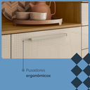 Ver imagem 7 de Armário de Cozinha 6 Portas 2 Gavetas Montesa Branco/Freijó/Soft