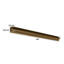 Rodateto Pvc 8mmx38mmx3,00m 5 Un Azn - Imbuia - 7