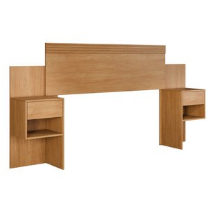 Cabeceira Extensiva para Box Master 140-160 Cm com 2 Mesas de Cabeceira - Benetil