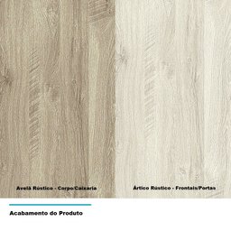 Guarda Roupa Modulado 3 Portas 1 Gaveta com Escrivaninha e Painel Master Luciane Móveis - 7