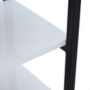 Ver imagem 4 de Sapateira de Porta Industrial Cristal Sapatos Branco Preto