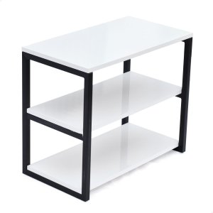 Sapateira de Porta Industrial Cristal Sapatos Branco Preto