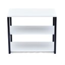 Ver imagem 2 de Sapateira de Porta Industrial Cristal Sapatos Branco Preto