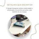 Ver imagem 7 de Escrivaninha Mesa Escritório de Canto com Gaveta Trend para Home Office 126,5cm Olmo e Branco Artany