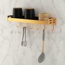 Ver imagem 2 de Cozinha Suspensa Gourmet Papagaio Pingoo.casa - Dourado