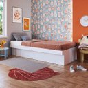 Ver imagem 1 de Cama Solteiro Juvenil Box Baú 80 Bogotá Branco