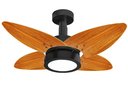 Ver imagem 1 de Ventilador de Teto Aspen Led 6000k Venti-delta Preto 4pás Freijó 110v