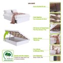 Ver imagem 7 de Cama Casal Box Baú 140 Bogotá 138x188cm