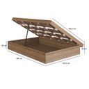 Ver imagem 6 de Cama Casal Box Baú 140 Bogotá 138x188cm