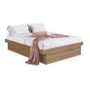Ver imagem 3 de Cama Casal Box Baú 140 Bogotá 138x188cm Marrom/Mel