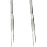 Kit 2 Pinças Culinárias 30cm Inox Lyor Cozinha Profissional Serrilha Reta Pegador Alimentos - 2