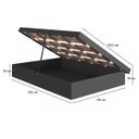 Ver imagem 6 de Cama Casal Queen Box Baú 160 Bogotá