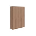 Ver imagem 5 de Guarda Roupa Solteiro 4 Portas e 2 Gavetas Alonzo New Amendoa/off White - Lopas