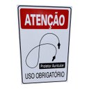Ver imagem 2 de Kit 2 Placa de Sinalização Protetor Auricular Obrigatorio