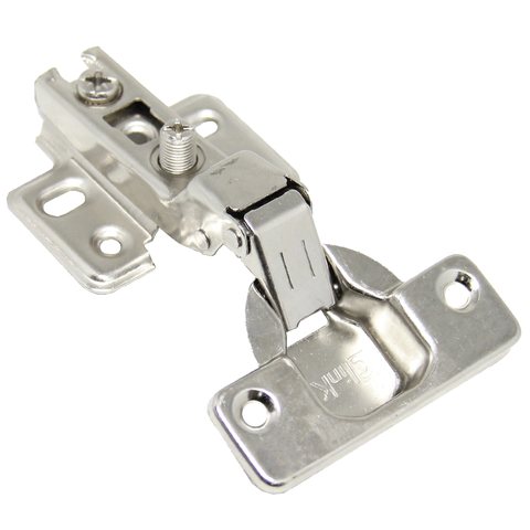 Kit 10 Dobradiça Curva Aço Armário Porta Móveis Caneco 35mm