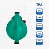Bomba Monoestágio Tpa 25-12-200 Monofásico Motor Thebe 270w 127v - 4