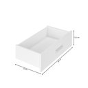 Ver imagem 6 de Escrivaninha Mesa Escritório em L com 6 Gavetas Cômoda Leonie Yescasa