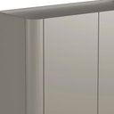 Ver imagem 5 de Aparador Buffet para Sala de Jantar 2 Portas Pés Industrial Dourado Naim I03 Grigio - Lyam Decor