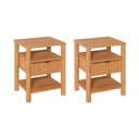Ver imagem 2 de Conjunto 2 Mesas de Cabeceira Oiti CabeCasa MadeiraOriginals