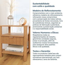 Conjunto 2 Mesas de Cabeceira Oiti Cabecasa madeiramadeira - 10