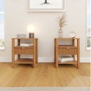 Ver imagem 1 de Conjunto 2 Mesas de Cabeceira Oiti CabeCasa MadeiraOriginals