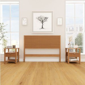 Conjunto Cabeceira Casal com 2 Mesas de Cabeceira Oiti Cabecasa Madeiramadeira