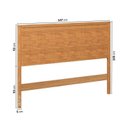 Ver imagem 3 de Conjunto Cabeceira Casal com 2 Mesas de Cabeceira Oiti CabeCasa MadeiraOriginals