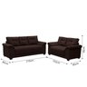 Conjunto de 2 Sofás para Sala Estar de 2 e 3 Lugares - 3