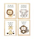 Ver imagem 1 de Kit Quadro Decorativo Infantil Safari Quarto Criança Bebê Enxoval