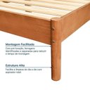 Ver mais imagens de Conjunto Cama Casal com 2 mesas de cabeceira e Cômoda Oiti CabeCasa MadeiraOriginals