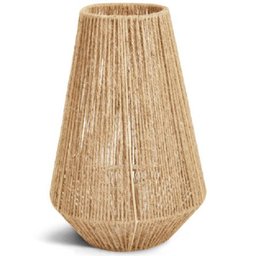 Lanterna em Juta com suporte de vidro 39 cm - Mart 17343 - 1