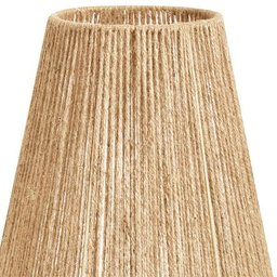 Lanterna em Juta com suporte de vidro 39 cm - Mart 17343 - 2